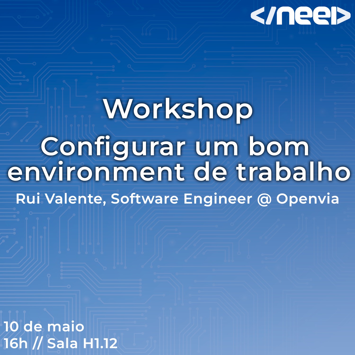 Workshop - Configuração de um bom ambiente de trabalho